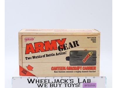 Army Gear Canteen / Aircraft Carrier 1987 Vintage Galoob Micro Machines