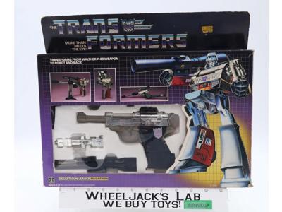 Megatron 100% Complete W/BOX & INSERT G1 Transformers 1984 Vintage Figure NM