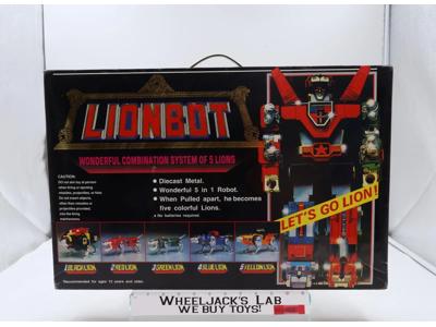 Lionbot Voltron 5 in 1 Die-Cast Chogokin 1980s Taiwan Ver. Figure Set NEW MIB