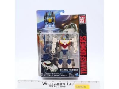 Throttle & Breakaway Transformers Titans Return 2016 Hasbro Figure NEW SEALED
