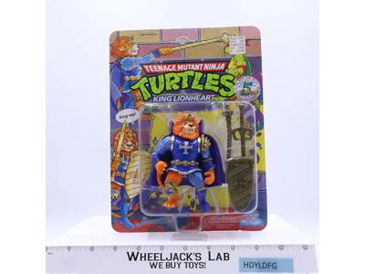 King Lionheart Teenage Mutant Ninja Turtle TMNT 1992 Playmates MOSC UNPUNCHED