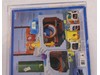 Sewer Lair Playset AFA GRADED 80 TMNT 1989 Playmates NEW SEALED