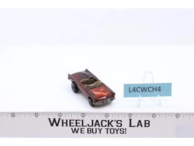 Classic 57 T-Bird Orange w/ Brown Int 1968 1969 Redline Hot Wheels Mattel Vtg RL