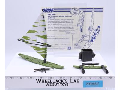 Manta Windsurfer Board 100% Complete G.I. Joe 1984 Hasbro Vintage Vehicle