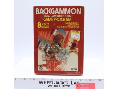 Backgammon Atari 2600 1979 NEW SEALED Video Game Cartridge