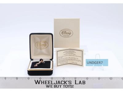 Genie & Lamp Aladdin Sterling Silver Charm 1992 Disney Store NEW 1027/8000