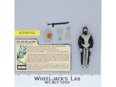 Torpedo V1 100% Complete G.I. Joe 1983 Hasbro Vintage Action Figure