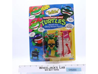 Raphael Talking Turtle TMNT 1991 Playmates Vintage Action Figure NEW Unpunched