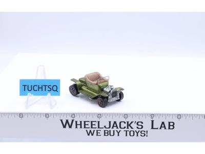 Hot Heap Olive, champagne interior 1968 Hot Wheels Mattel Vintage Redline RL