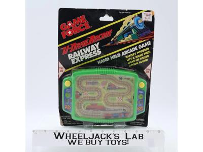 Railway Express Handheld Arcade Game Battery 1991 Game Force NEW MOSC SEALED