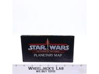 The Sanctuary Moon Planetary Map ORIGINAL Star Wars POTF 1985 Kenner