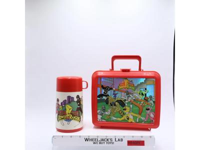 Mighty Morphin Power Rangers Lunch Box & Thermos 1994 Aladdin