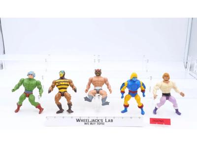 Lot of 5 (#1) He-Man Masters Of The Universe MOTU Vintage 1980s Mattel Figures