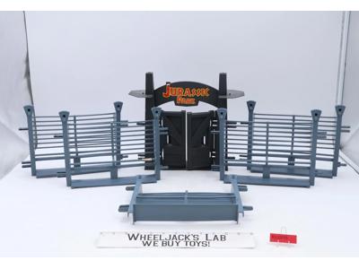 Electronic Command Compound Jurassic Park Fence Pieces and Gate 1993 Kenner
