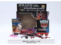 Thrust 100% Complete W/Box 1985 Vintage G1 Transformers Hasbro Action Figure