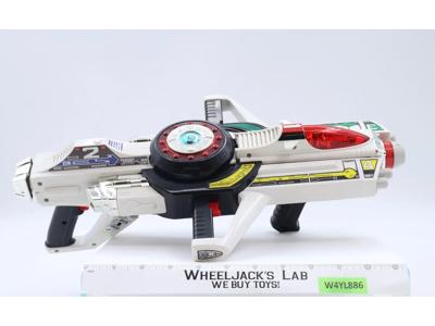 Time Force Deluxe Vortex Blaster Power Rangers 2001 Bandai w/ Missiles WORKS!