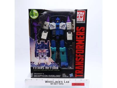 Dreadnaut & Decepticon Overlord Transformers Titans Return 2016 Hasbro SEALED