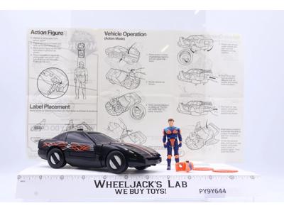 Raven W/Calhoun Burns 100% Complete 1986 MASK M.A.S.K. Kenner Action Figure