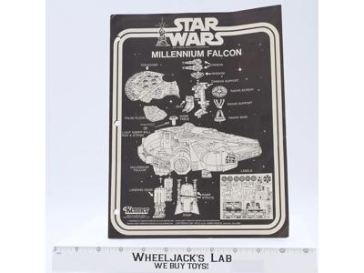 Millennium Falcon Instruction Manual ORIGINAL1982 Star Wars Kenner