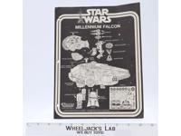 Millennium Falcon Instruction Manual ORIGINAL1982 Star Wars Kenner