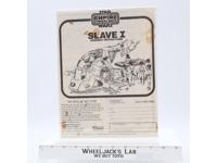 Slave I Assembly Instructions Manual ORIGINAL 1981 Star Wars Kenner