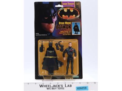 Bruce Wayne Batman Quick Change Dark Knight Kenner 1990 Action Figure NEW MOSC