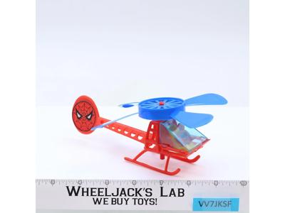 Spiderman Helicopter Marvel Comics 1974 Azrak Hamway Plastic Toy Copter