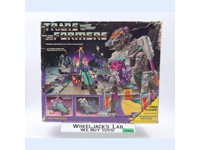 Trypticon 100% Complete W/Box & Insert 1986 VintageG1 Transformers Figure WORKS