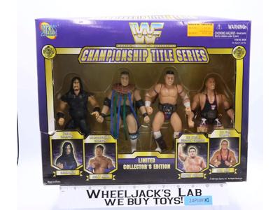 Championship Title Series WWF 1997 Jakks Pacific Action Figure Set NEW MIB
