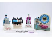 Lot of Batman Merchandise Clock Pencil Sharpener Stapler Block Calendar Janex