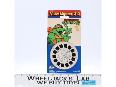 View-Master 3-D Teenage Mutant Ninja Turtles 3 Reel Set #1073 Tyco 1991 Vintage
