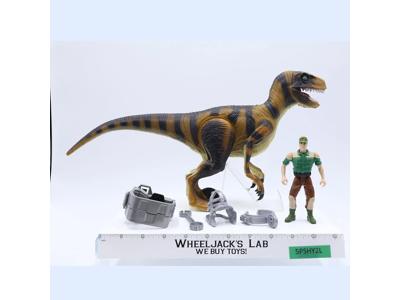 Utahraptor W/Dino Tracker Figure Jurassic Park Lost World 1997 Kenner Figure