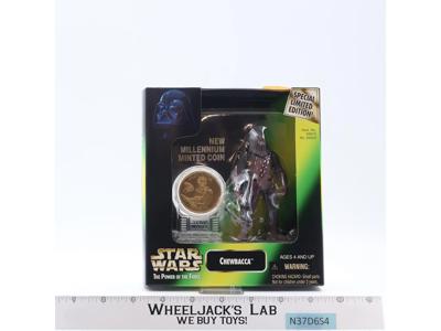 Chewbacca W/ Coin Star Wars POTF 1998 Hasbro Action Figure NEW SEALED