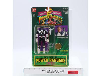 Auto Morphin Zach Black Ranger MMPR Power Rangers 1994 Bandai NEW SEALED