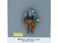 Machine Gunnin Rocksteady Teenage Mutant Ninja Turtle TMNT 1991 Playmates