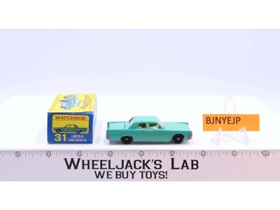 Lincoln Continental 31 W Original Box Lesney Matchbox 1960's England