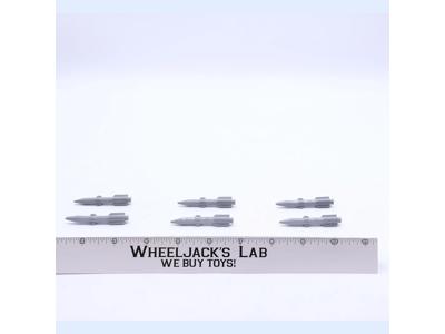 Wolverine Missiles x6 1983 GI Joe Vintage Hasbro Action Figure Vehicle