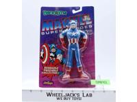 Captain America Marvel Comics Bend-Ems 1991 Just Toys NEW MOSC SEALED