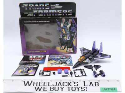 Skywarp 100% Complete W/BOX 1985 Vintage G1 Transformers Action Figure