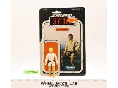Luke Skywalker Farmboy Complete 65 Back-B Star Wars ROTJ 1983 Kenner NO REPRO
