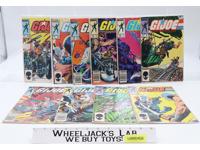 Lot of 10 GI Joe A Real American Hero Comic Books Marvel Comics Vintage 1980s