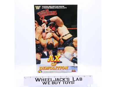 Ax of Demolition Original Poster 12x7.5 1988 WWF LJN Wrestling Vintage