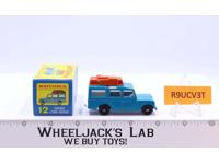 Safari Land Rover 12 W Original Box Lesney Matchbox 1960's England