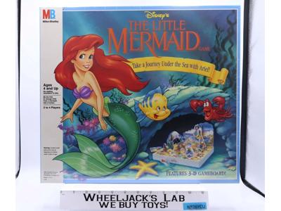 The Little Mermaid 3-D Boardgame Disney 1990 Milton Bradley NEW SEALED