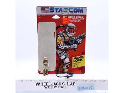 SGT. Victor Rivera 100% Complete W/Cardback Starcom 1986 Coleco Action Figure