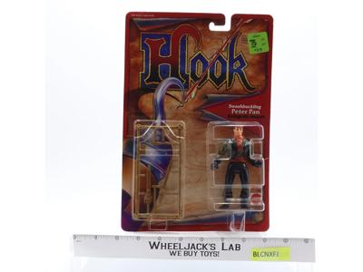 Swashbuckling Peter Pan Hook 1991 Mattel Vintage Figure NEW MOSC SEALED
