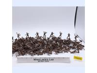 Lot of 124 Russian Infantrymen 54mm Marx Brown Toy Soldiers Figures