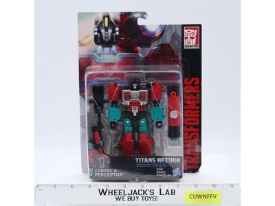 Convex & Perceptor Transformers Titans Return 2016 Hasbro Figure NEW SEALED