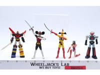 Lot of 5 Gashapon Toei Hero Retsuden Series 1999 Bandai 3" Action Figure