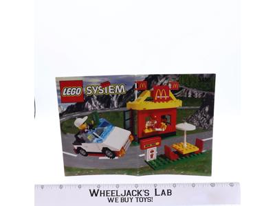 #3438 McDonald's Restaurant Drive Thru Instruction Manual ONLY 1999 Lego